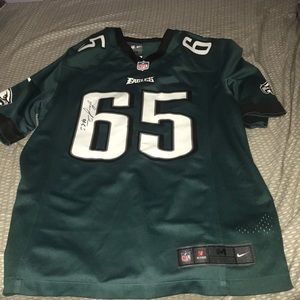 Autographed lane Johnson jersey